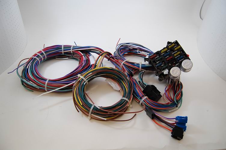Universal 12 circuit wire harness kit Racing Power Company