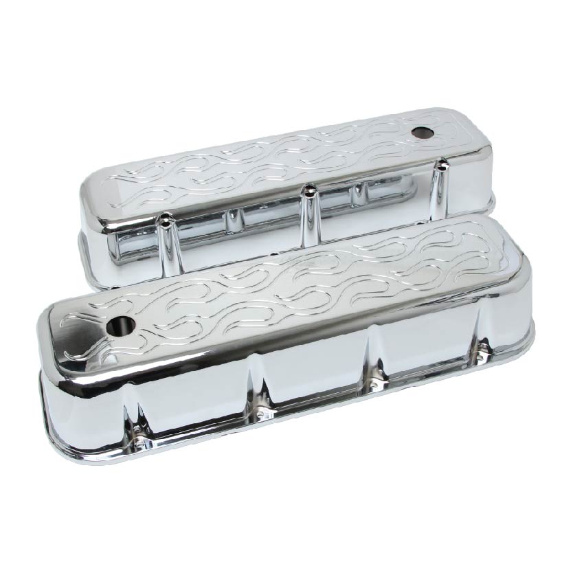 BBC Aluminum Valve Covers Baffled Racing Power Company
