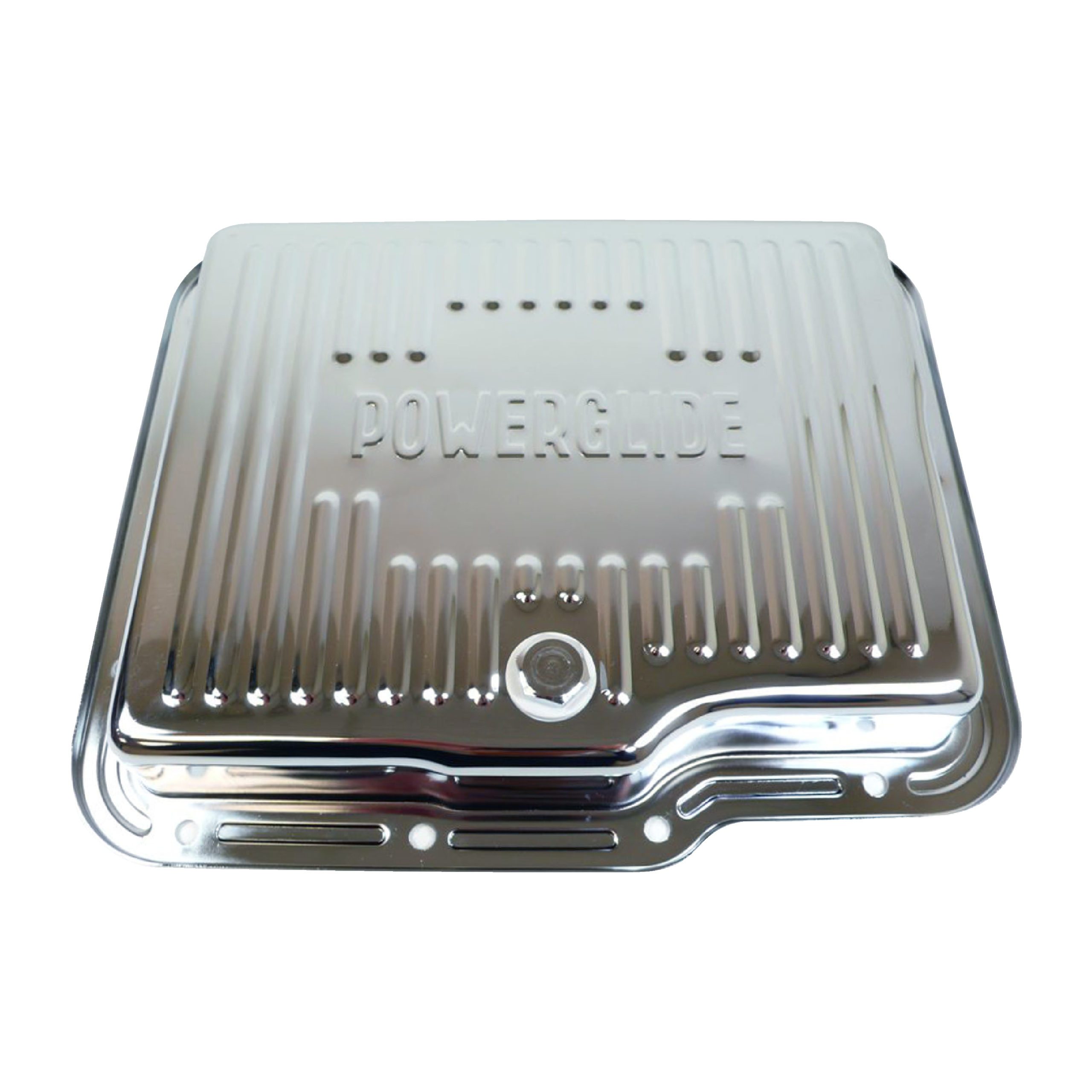 GM Powerglide Steel Transmission Pan Ribbed Racing Power Company
