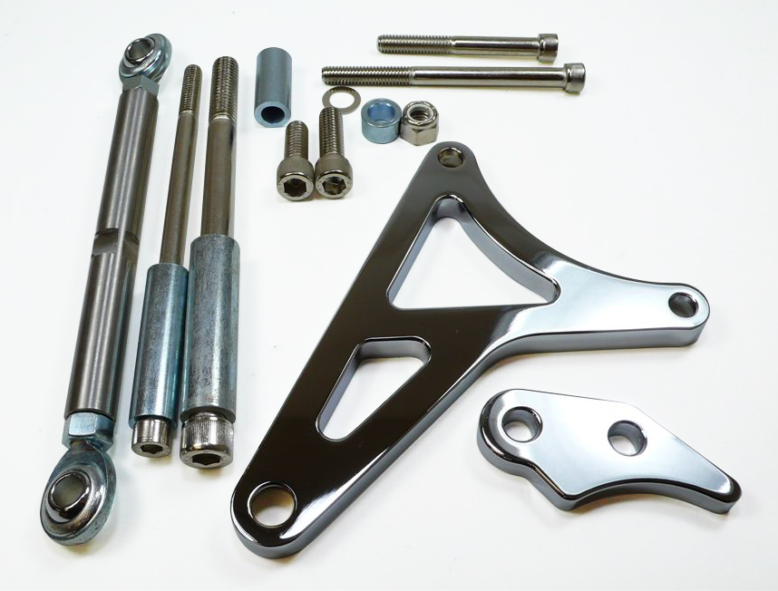 Ford 289302 Outward Mount Aluminum Alternator Bracket Polished