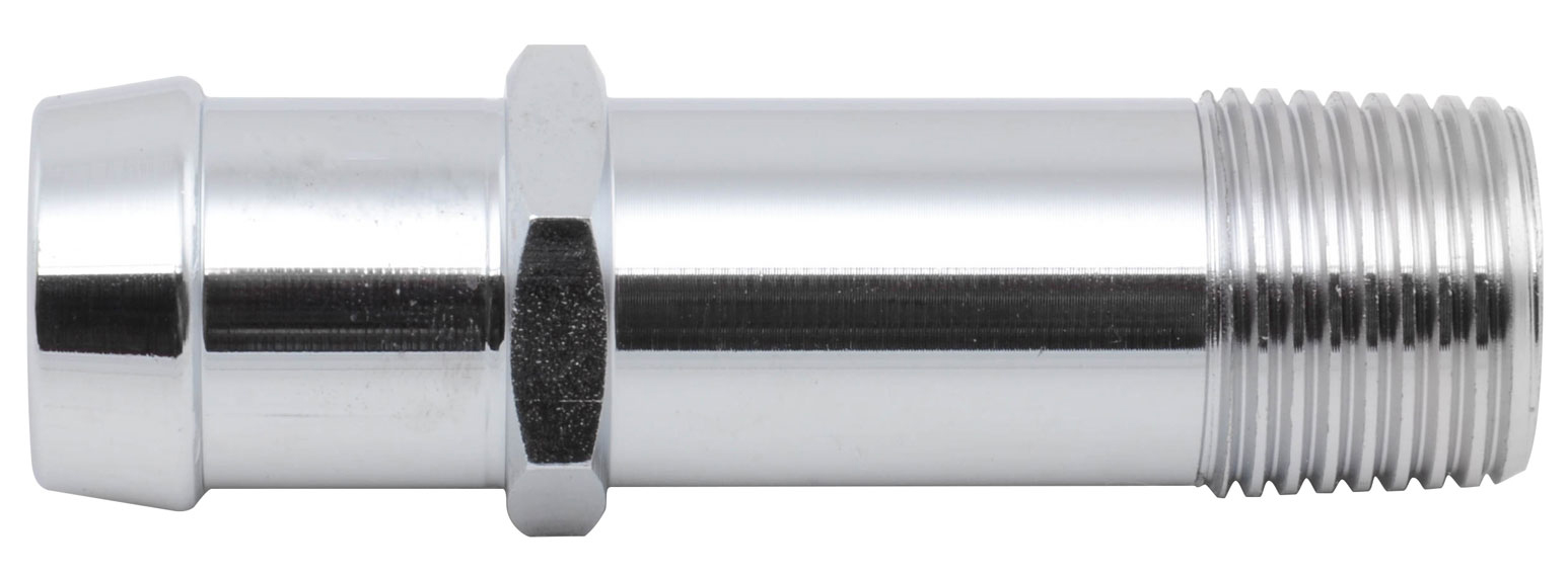 Alum water pump fitting for chevy chrome Racing Power Company