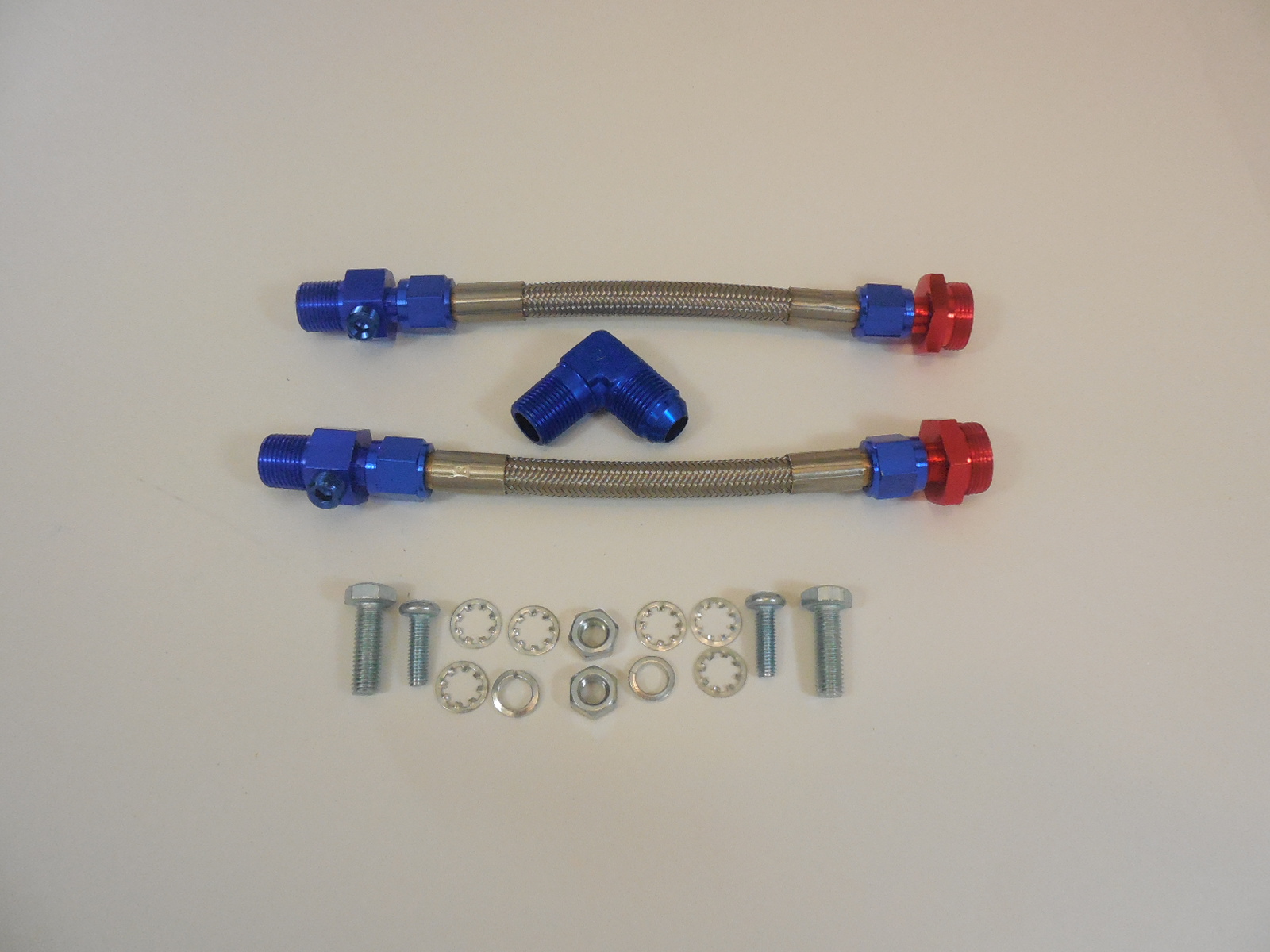 Stainless Steel Braided Fuel Pressure Regulator Hose Kit Racing Power