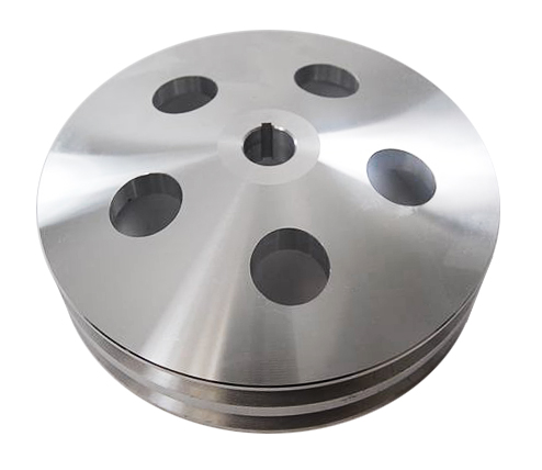 PartsKing Chrome 1-Groove GM Power Steering Pulley - Small & Big Block Chevy Keyway