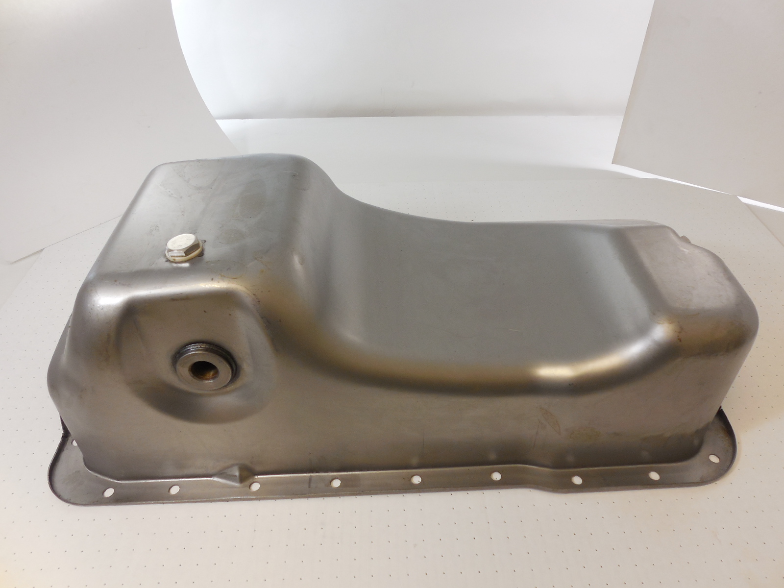8393 5.0L SBF Double Sump OEM Style Oil Pan Raw Racing Power Company
