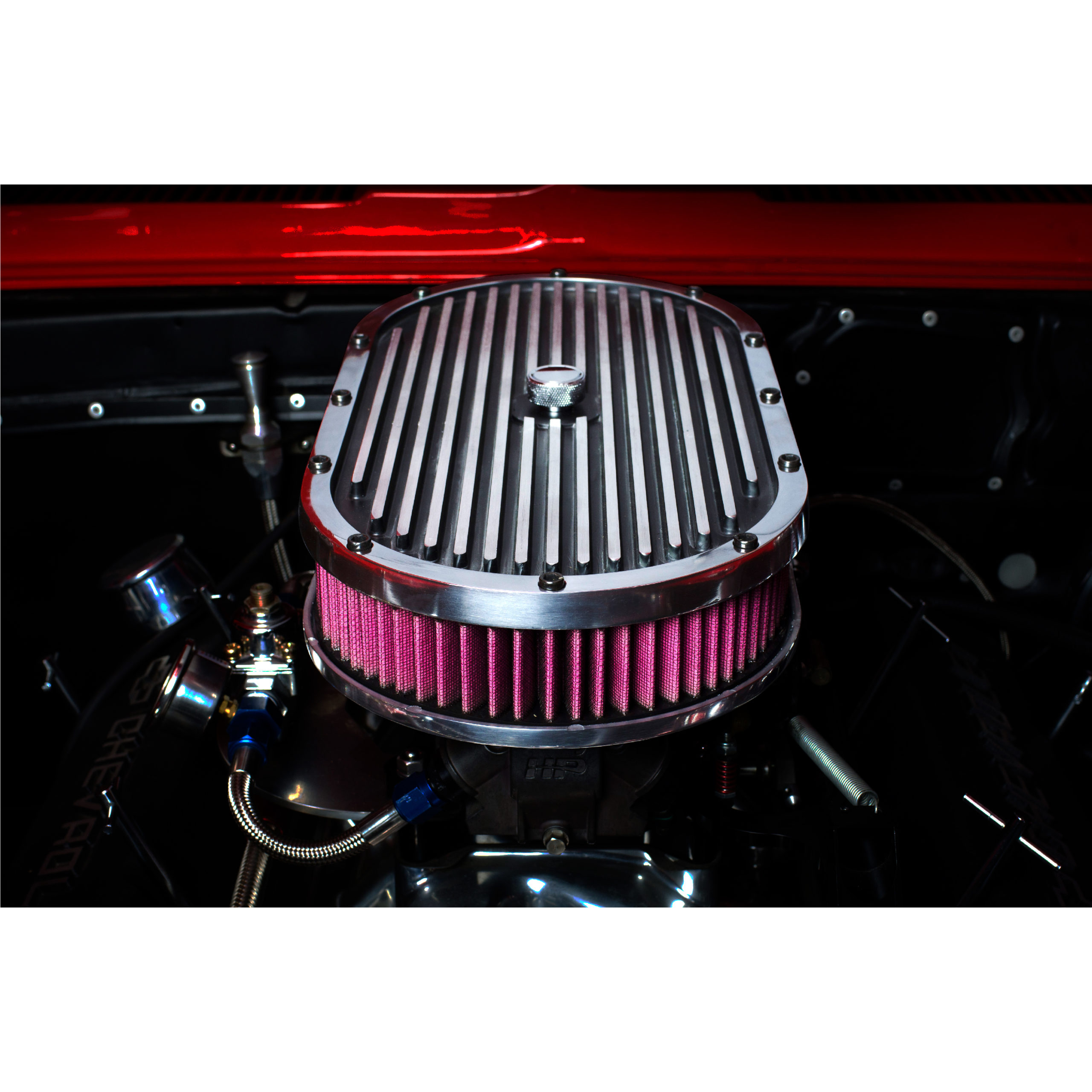 15″ Oval Black Aluminum Eliminator Series Air Cleaner Set – Racing Power  Company