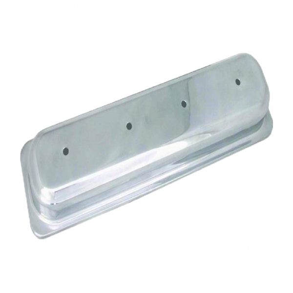 Small Block Chevy Plain Aluminum Center Pull Valve Covers No Holes
