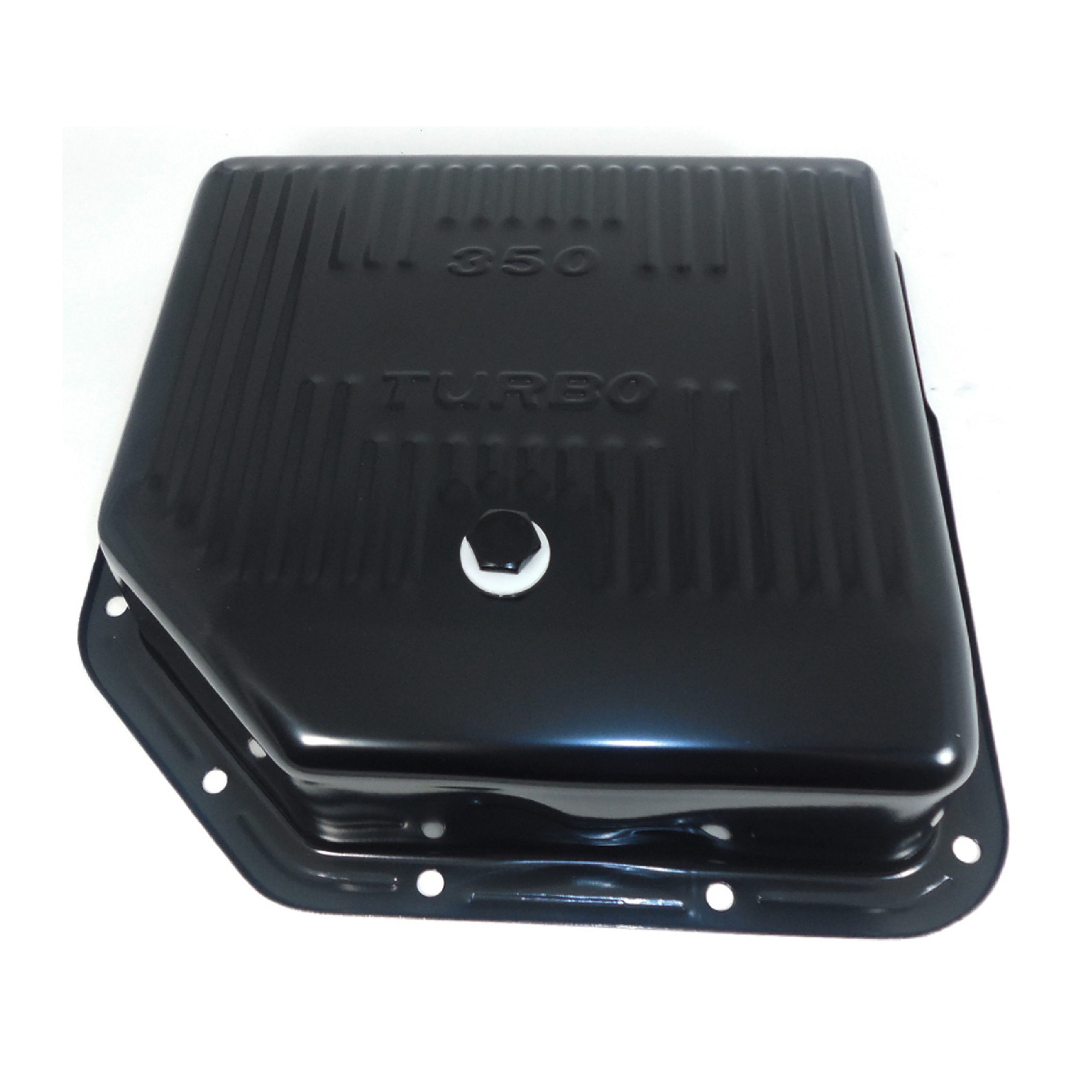 GM Turbo 350 Steel Transmission Pan Extra Capacity Ribbed Racing Power Company