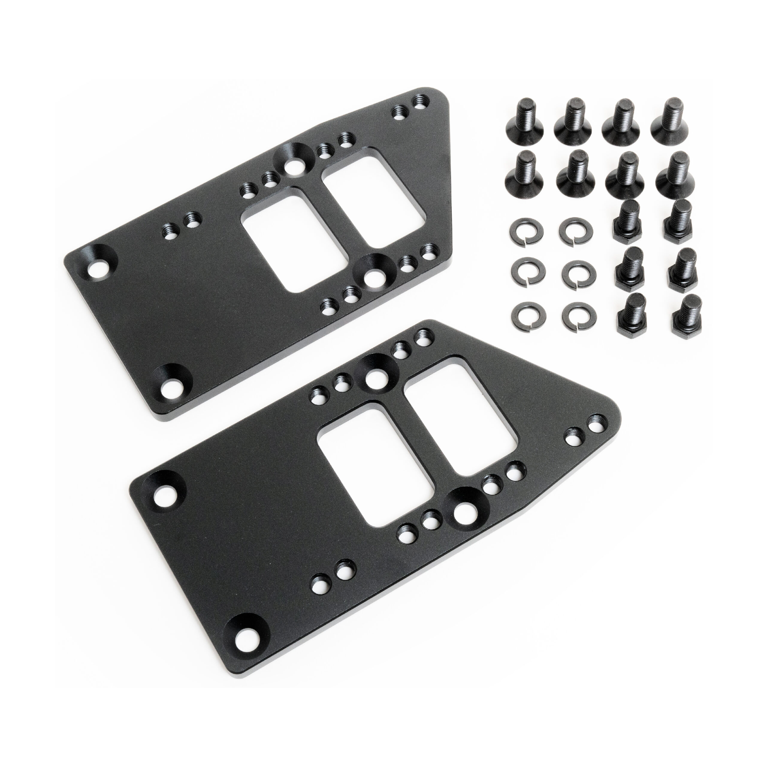 LS Motor Mount Adapter Plates Black Racing Power Company