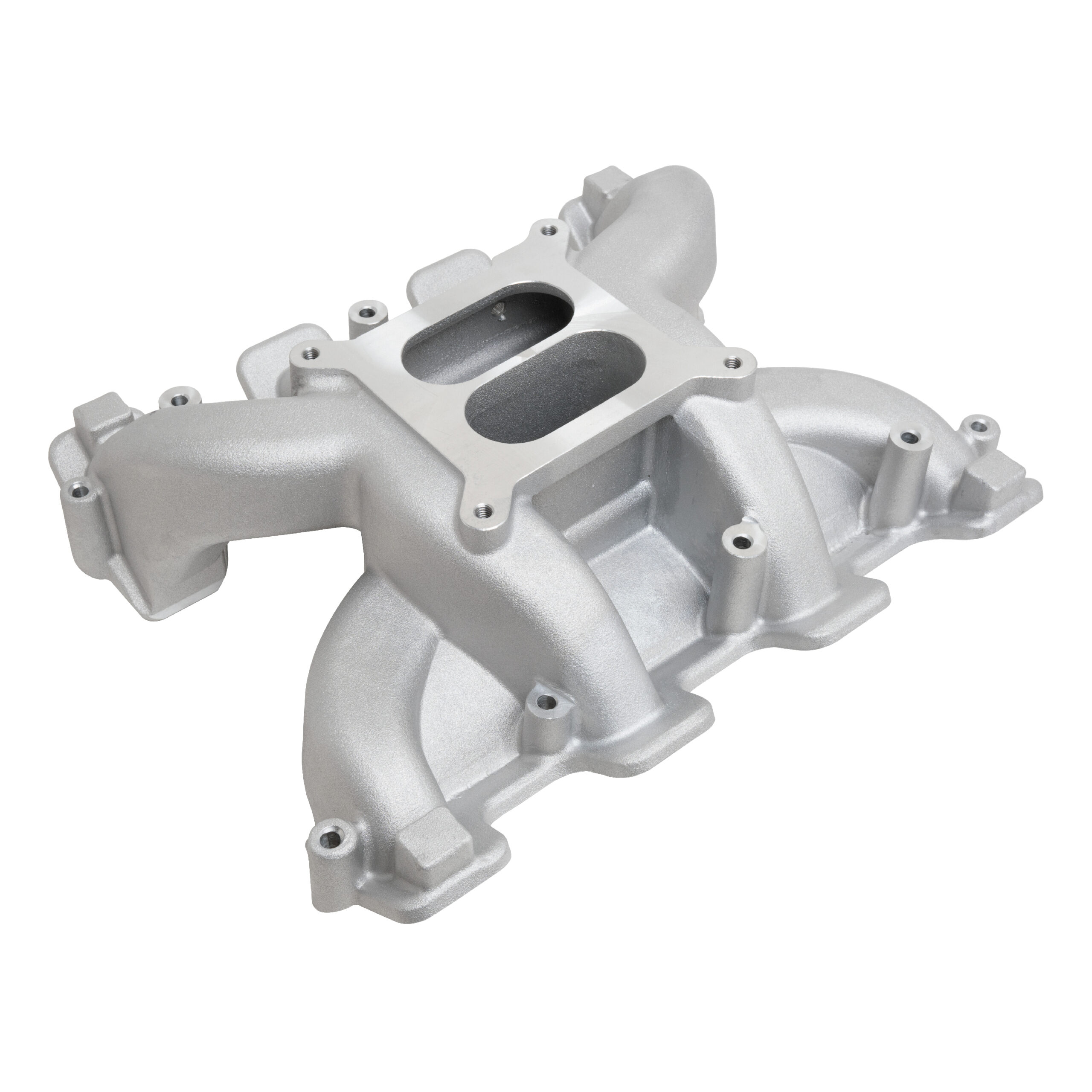 thumbnail image 2 of 300-130 Dual Plane Intake Manifold For GM LS1/LS2/LS6 - Carbureted - Satin 5.7L 6.0L 2 of 6